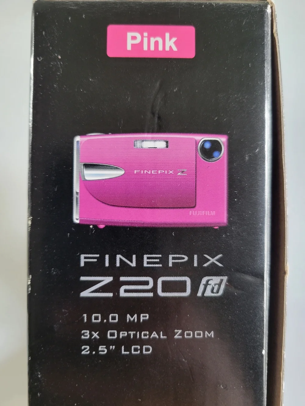FUJIFILM FinePix Z20fd Pink 10.0MP 3x Optical Zoom Digital Camera Complete Box